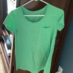 Lime Green Aeropostale Pocket Tee